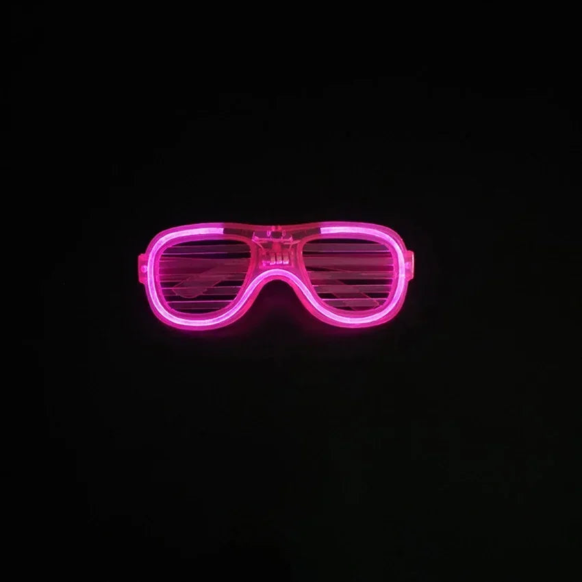 LED Glasses Light Up Glasses Shutter Shades Glow Sticks Glasses Led Party Sunglasses Adult Kids Birthday Neon Party Glow Toys