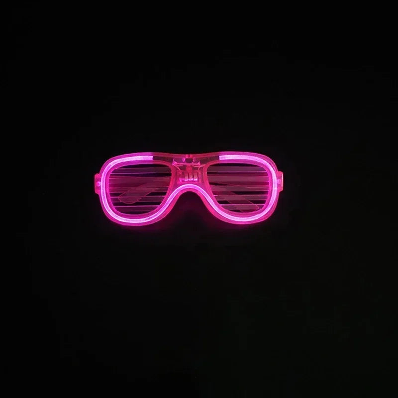 LED Glasses Light Up Glasses Shutter Shades Glow Sticks Glasses Led Party Sunglasses Adult Kids Birthday Neon Party Glow Toys