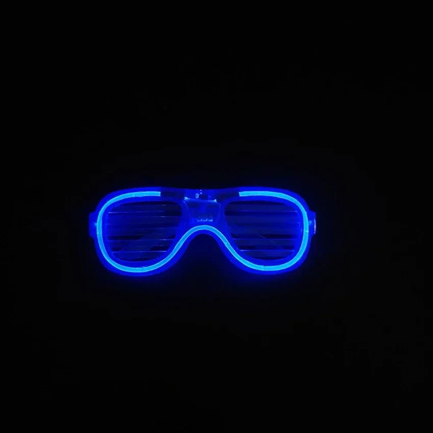 LED Glasses Light Up Glasses Shutter Shades Glow Sticks Glasses Led Party Sunglasses Adult Kids Birthday Neon Party Glow Toys