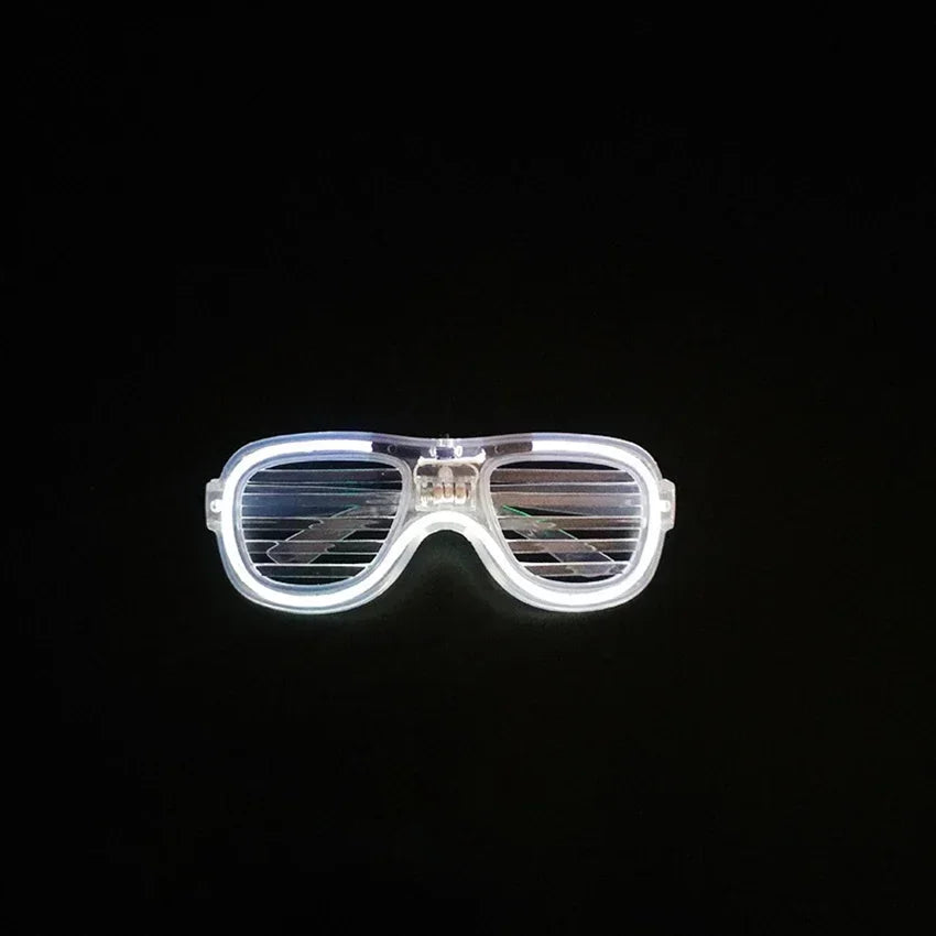 LED Glasses Light Up Glasses Shutter Shades Glow Sticks Glasses Led Party Sunglasses Adult Kids Birthday Neon Party Glow Toys