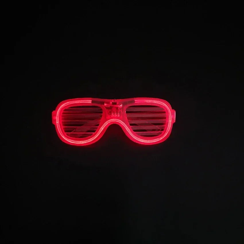 LED Glasses Light Up Glasses Shutter Shades Glow Sticks Glasses Led Party Sunglasses Adult Kids Birthday Neon Party Glow Toys