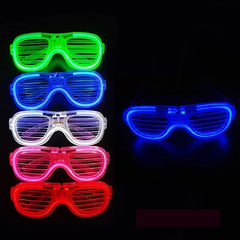 LED Glasses Light Up Glasses Shutter Shades Glow Sticks Glasses Led Party Sunglasses Adult Kids Birthday Neon Party Glow Toys