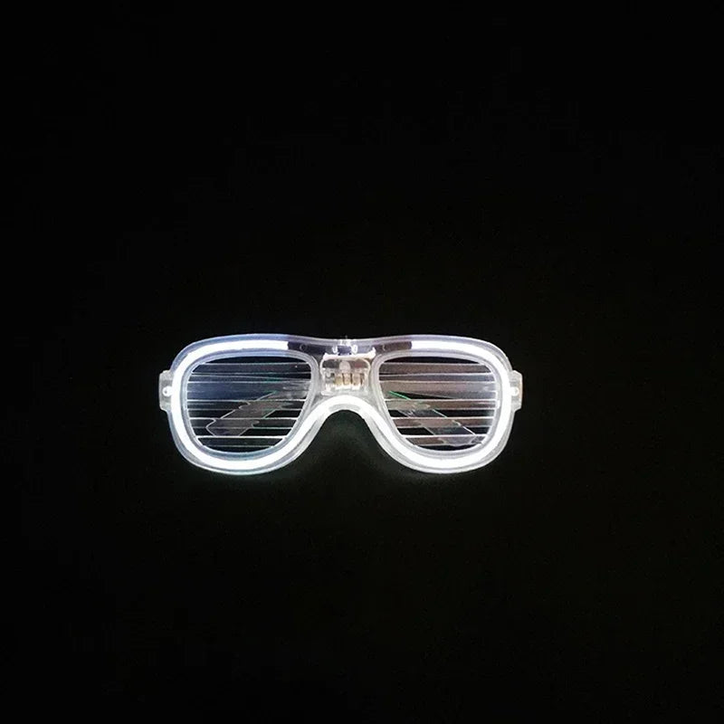 LED Glasses Light Up Glasses Shutter Shades Glow Sticks Glasses Led Party Sunglasses Adult Kids Birthday Neon Party Glow Toys